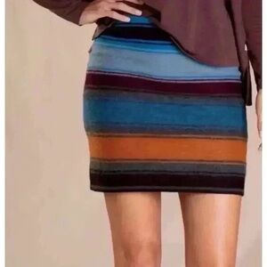 Toad&Co Evangelina Sweater Skirt Blue NWT